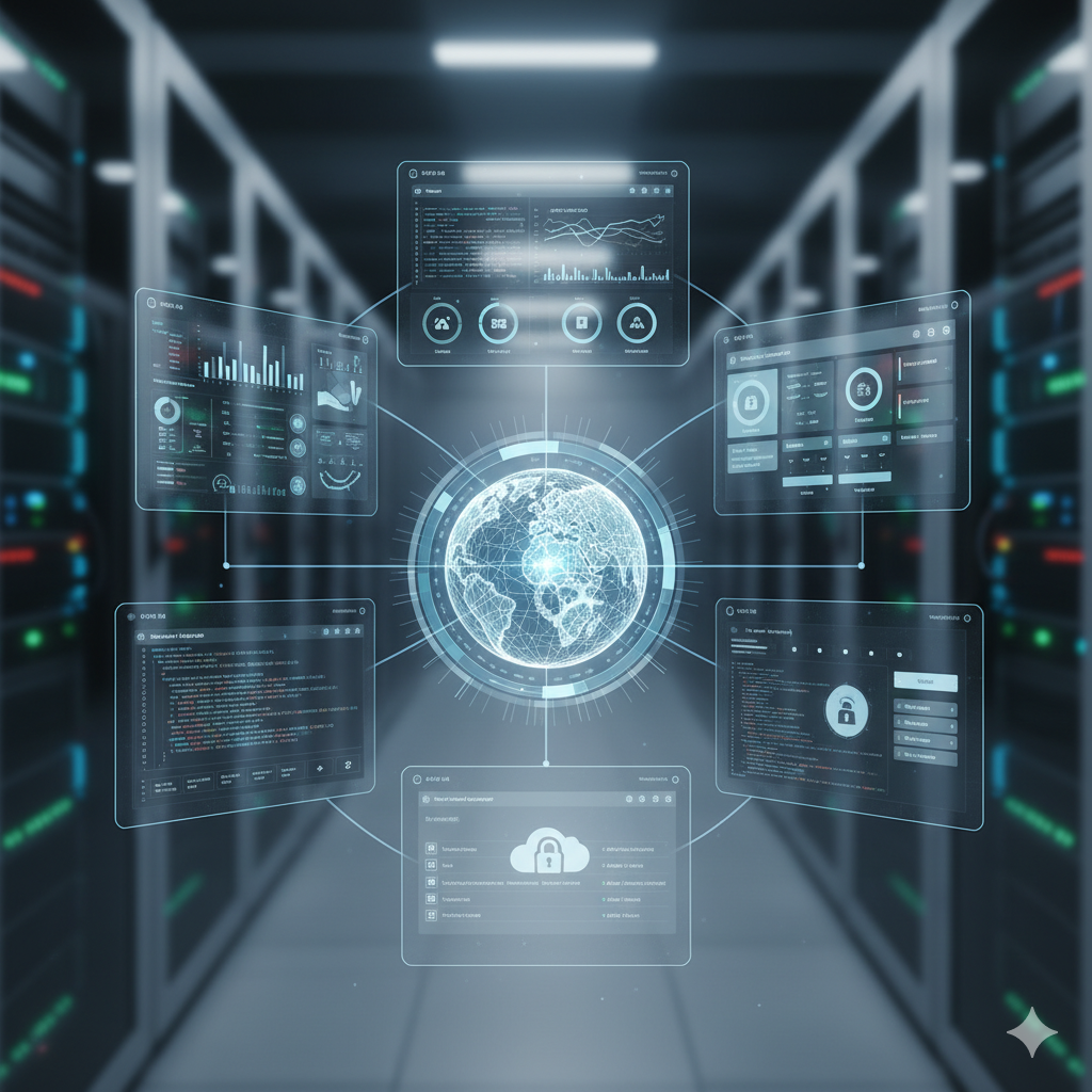 Custom software and API integrations illustration/photo